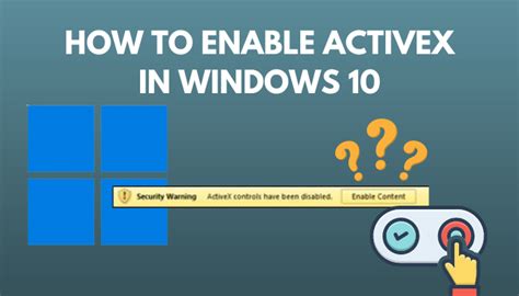 Active x windows 10 update 2019